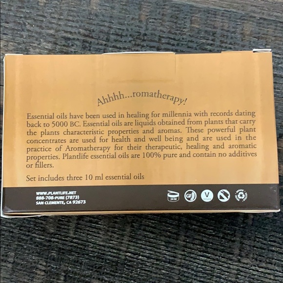 NWT Plantlife 3 Pack of Essential Oils- Stress Pack - Picture 2 of 2